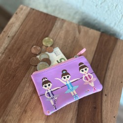 ballerina portemonnee geldbeugel voor kinderen - ballet geschenk ballet cadeau idee verjaardag ballet danseres