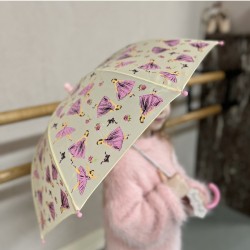 Vintage Ballerina Regenschirm für Kinder