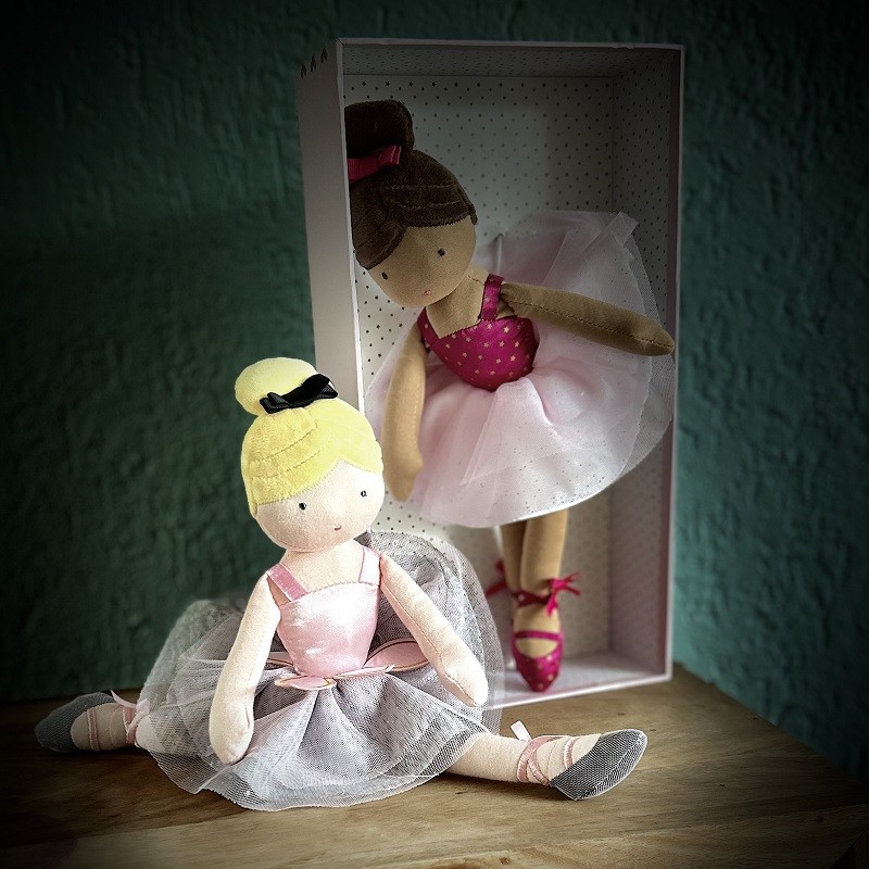 Jolijou ballerina lappenpop Isadora Margot balletgeschenk