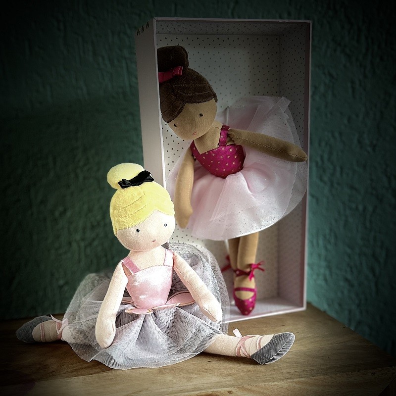 ballerina rag doll Jolijou Margot Isadora soft pluche toy ballet dance