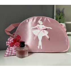 pink satin ballet bag ballet gift idea for girl