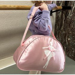 pink satin ballet bag ballet gift idea for girl