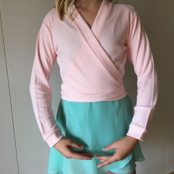 ballet pullover wickeln rose