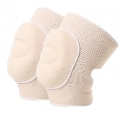 Genouillères de danse couleur chair