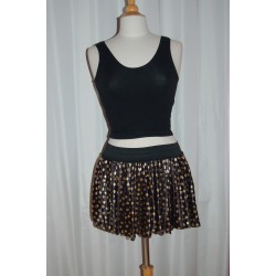 podiumkledij te huur glitter rok goud zwart lambada