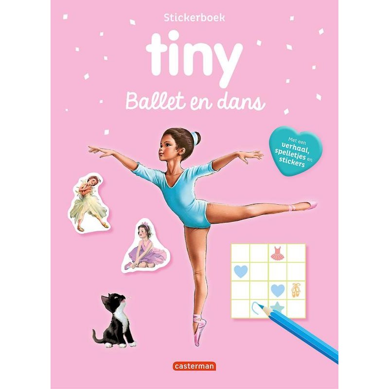 stickerboek Tiny op ballet speelgoed ballet geschenk ballet cadeau idee  verjaardag danseres 978-9030373490