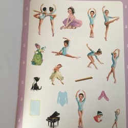 Tiny ballet sticker book play games