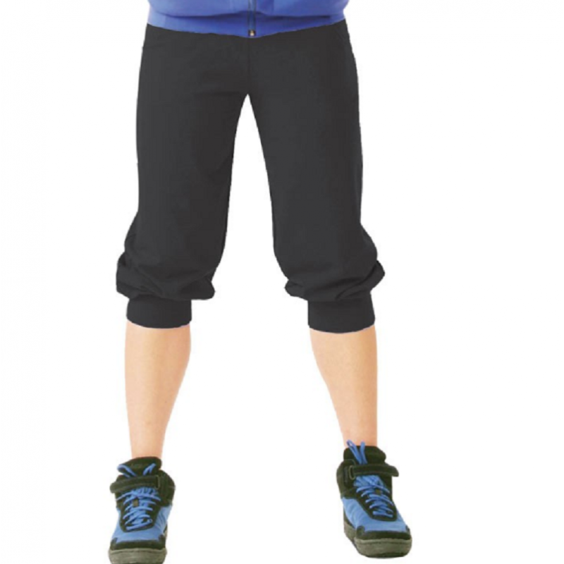 knee pants dance pants black